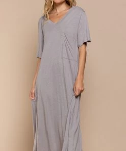 POL DARLAS DRAPEY DRESS