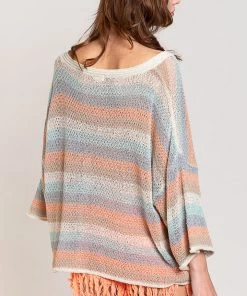 POL SWEATERS MULTI COLOR SWEATER