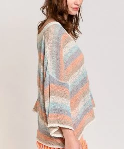 POL SWEATERS MULTI COLOR SWEATER