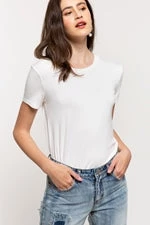 TOP ROUNDED NECK TEE 5 TOP ROUNDED NECK TEE