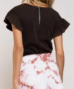 POL TOPS PRINCESS SEAM LINE KNIT TOP