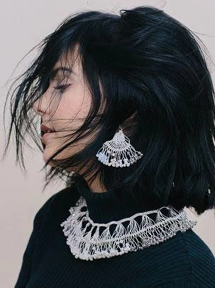 RUSH CROCHET FRINGE NECKLACE NECKLACES 3 RUSH CROCHET FRINGE NECKLACE NECKLACES