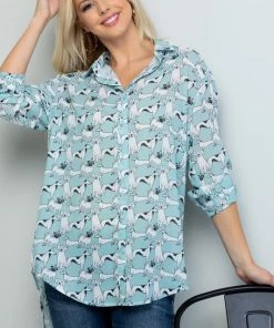 LA SOUL DOG PRINT SHIRT