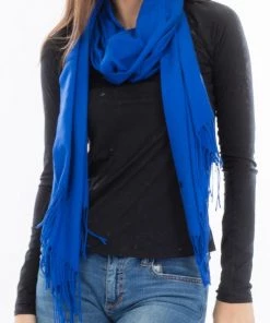 CAPZONE BRUSHED CASHMERE PASHMINA WRAP SCARF