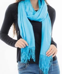 CAPZONE BRUSHED CASHMERE PASHMINA WRAP SCARF