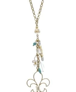 SUZIE Q NECKLACES CHAIN NECKLACE WITH PEARL