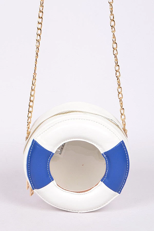 H & D ACCESSORIES HANDBAGS/LUGGAGE LIFEBUOY CLUTCH 1 H & D ACCESSORIES HANDBAGS/LUGGAGE LIFEBUOY CLUTCH