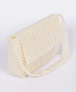 H & D ACCESSORIES PEARL LINKED CLUTCH