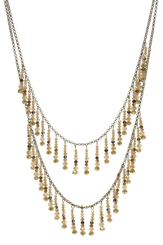 SUZIE Q NECKLACES MULTI STRAND NECKLACE 2 SUZIE Q NECKLACES MULTI STRAND NECKLACE