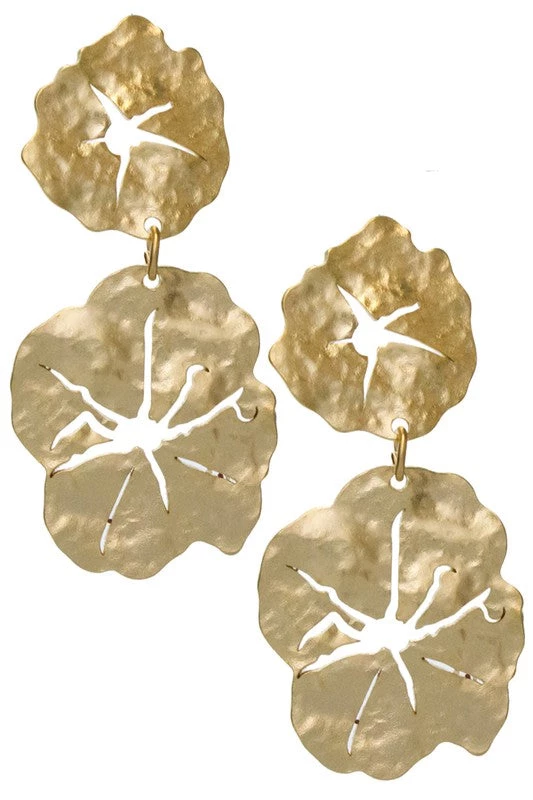 SUZIE Q FLOWER DANGLE EARRINGS 1 SUZIE Q FLOWER DANGLE EARRINGS