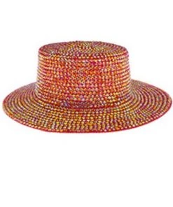 SOPHIA COLLECTION JELLY RHINESTONE HAT HATS, HEADWEAR & HAIR ACCESSORIES