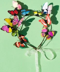 SOPHIA COLLECTION DERBY RAVE BUTTERFLY HAIR HATS, HEADWEAR & HAIR ACCESSORIES