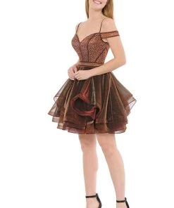 LENOVIA PERSIMMON PARTY DRESS 6 LENOVIA PERSIMMON PARTY DRESS