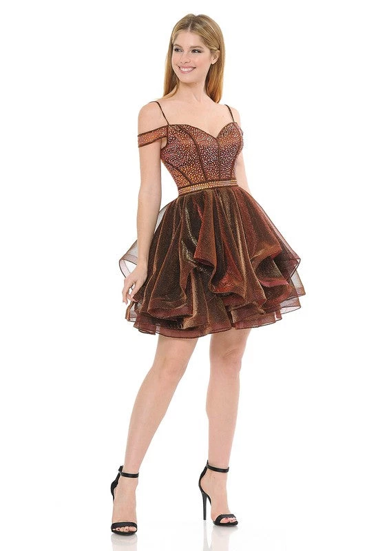 LENOVIA PERSIMMON PARTY DRESS 2 LENOVIA PERSIMMON PARTY DRESS