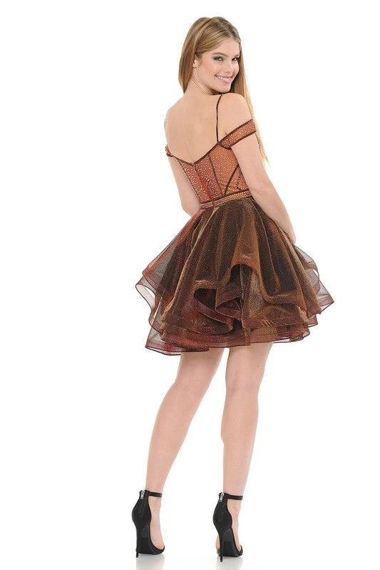 LENOVIA PERSIMMON PARTY DRESS 4 LENOVIA PERSIMMON PARTY DRESS