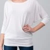 AAAAA FASHION TOPS ROUND NECK DOLMAN TOP