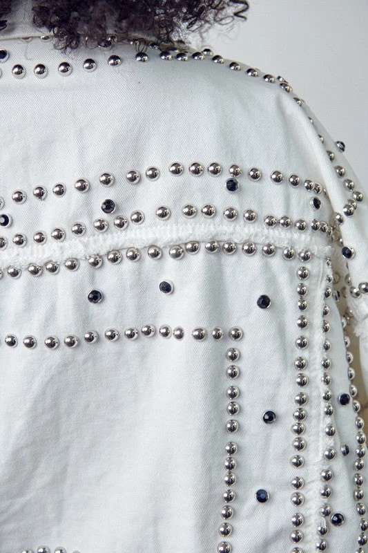 KIWI GROMMETED DENIM JACKET 2 KIWI GROMMETED DENIM JACKET