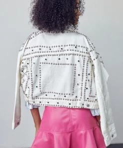 KIWI GROMMETED DENIM JACKET 7 KIWI GROMMETED DENIM JACKET