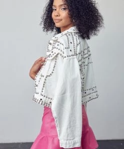 KIWI GROMMETED DENIM JACKET 9 KIWI GROMMETED DENIM JACKET