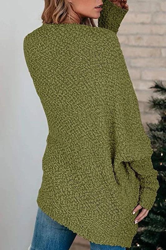 ESLEY SWEATERS POPCORN CARDIGAN 4 ESLEY SWEATERS POPCORN CARDIGAN