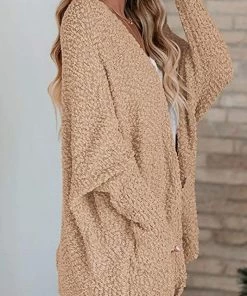 ESLEY SWEATERS POPCORN CARDIGAN 12 ESLEY SWEATERS POPCORN CARDIGAN