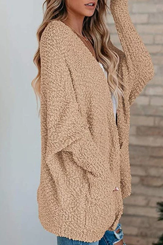 ESLEY SWEATERS POPCORN CARDIGAN 6 ESLEY SWEATERS POPCORN CARDIGAN
