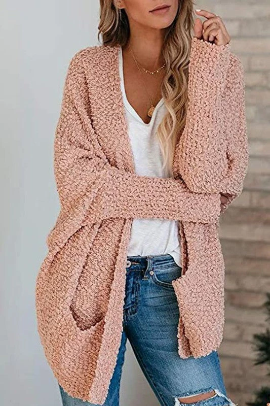 ESLEY SWEATERS POPCORN CARDIGAN 5 ESLEY SWEATERS POPCORN CARDIGAN