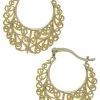 SUZIE Q PATTERN METAL EARRINGS