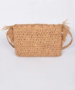 H & D ACCESSORIES HANDBAGS/LUGGAGE YES SUMMER STRAW CLUTCH