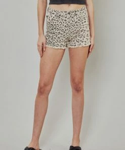 KANCAN SAND LEOPARD SHORTS