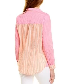 BeachLunchLounge TOPS BRIELLE MIXED COLOR STRIPE TOP
