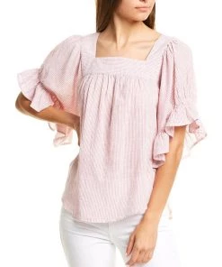BeachLunchLounge NAOMI LINEN COTTON TOP