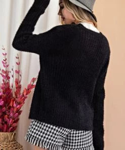 EE:SOME FUZZY BUTTON DOWN CARDIGAN SWEATERS 10 EE:SOME FUZZY BUTTON DOWN CARDIGAN SWEATERS