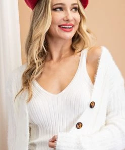 EE:SOME FUZZY BUTTON DOWN CARDIGAN SWEATERS 8 EE:SOME FUZZY BUTTON DOWN CARDIGAN SWEATERS