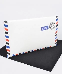 H & D ACCESSORIES AIR MAIL CLUTCH HANDBAGS/LUGGAGE