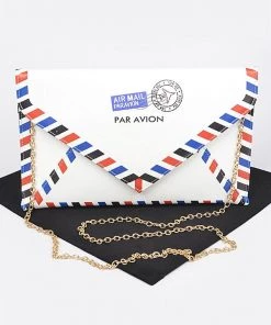 H & D ACCESSORIES AIR MAIL CLUTCH HANDBAGS/LUGGAGE