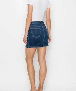 KIWI GALAXY STAR DENIM SKIRT