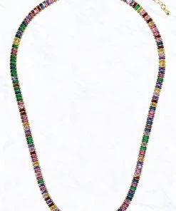 SUZIE Q CUBIC ZIRCONIA NECKLACE