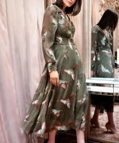 EVA FRANCO FLYING PHOENICIAN DRESS