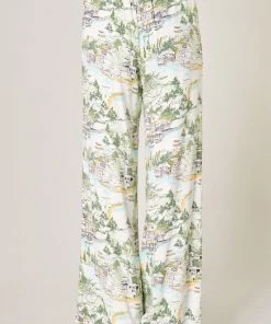 SUGARLIPS TOILE SCENERY PANT PANTS