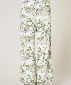 SUGARLIPS TOILE SCENERY PANT PANTS
