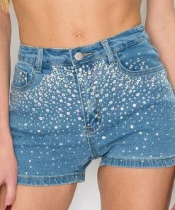 KIWI STARDUST DENIM SHORTS