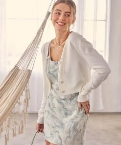 FREEME 4 BUTTON DOWN SWEATER CARDIGAN SWEATERS