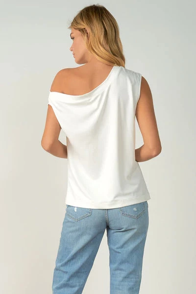 ELAN SLEEVELESS OFF SHOULDER TOP TOPS 3 ELAN SLEEVELESS OFF SHOULDER TOP TOPS