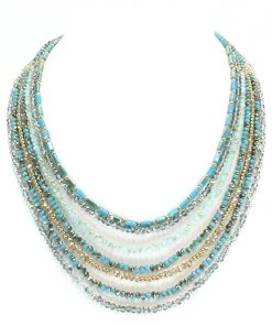 SUZIE Q NECKLACES MULTI BEADS NECKLACE
