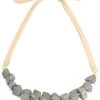 SUZIE Q REAL STONE NECKLACE NECKLACES
