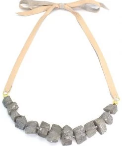 SUZIE Q REAL STONE NECKLACE NECKLACES