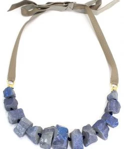 SUZIE Q REAL STONE NECKLACE NECKLACES