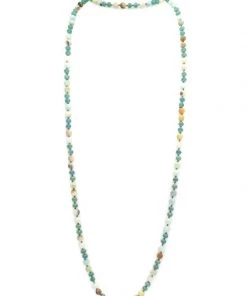 SUZIE Q NECKLACES FACETED BEADS KNOTTED NECKLACE