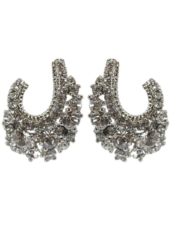 SUZIE Q RHINESTONE CIRCLE EARRINGS 1 SUZIE Q RHINESTONE CIRCLE EARRINGS